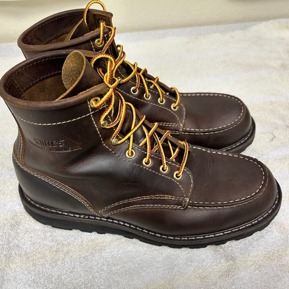 White's Other - White's Perry MocToe Wedge Hybrid, distress brown, size 11 (12 real world)